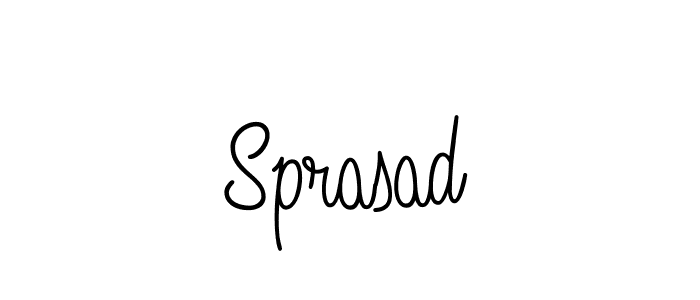 How to make Sprasad name signature. Use Angelique-Rose-font-FFP style for creating short signs online. This is the latest handwritten sign. Sprasad signature style 5 images and pictures png