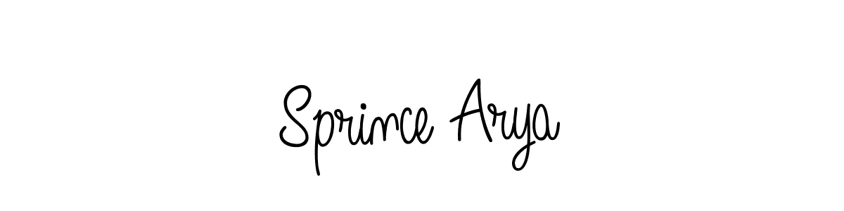 How to Draw Sprince Arya signature style? Angelique-Rose-font-FFP is a latest design signature styles for name Sprince Arya. Sprince Arya signature style 5 images and pictures png