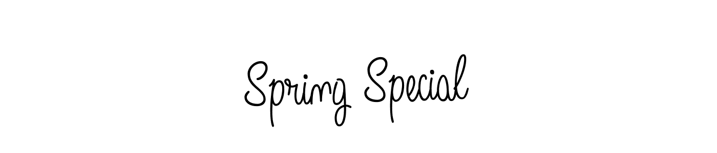 How to Draw Spring Special signature style? Angelique-Rose-font-FFP is a latest design signature styles for name Spring Special. Spring Special signature style 5 images and pictures png