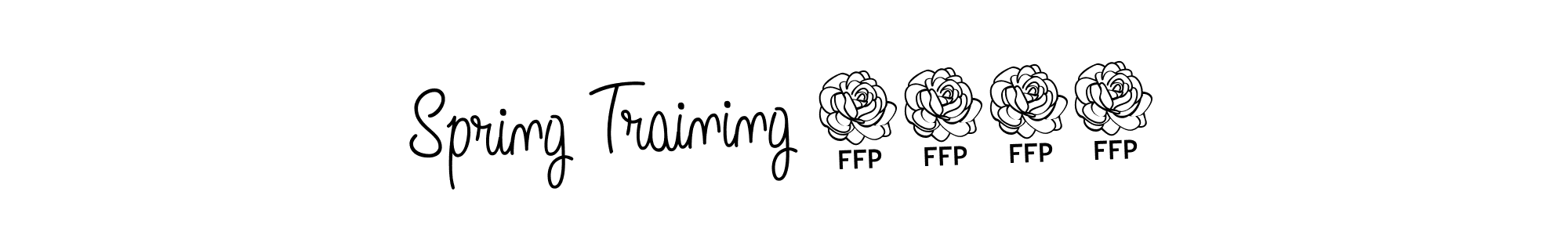 Make a beautiful signature design for name Spring Training 2023. With this signature (Angelique-Rose-font-FFP) style, you can create a handwritten signature for free. Spring Training 2023 signature style 5 images and pictures png