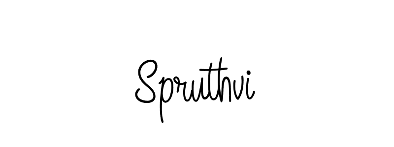 You can use this online signature creator to create a handwritten signature for the name Spruthvi. This is the best online autograph maker. Spruthvi signature style 5 images and pictures png