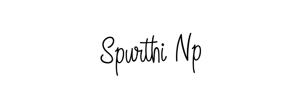 Here are the top 10 professional signature styles for the name Spurthi Np. These are the best autograph styles you can use for your name. Spurthi Np signature style 5 images and pictures png