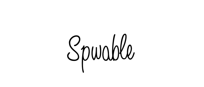 How to Draw Spwable signature style? Angelique-Rose-font-FFP is a latest design signature styles for name Spwable. Spwable signature style 5 images and pictures png