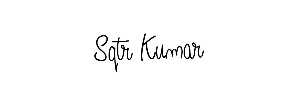 How to Draw Sqtr Kumar signature style? Angelique-Rose-font-FFP is a latest design signature styles for name Sqtr Kumar. Sqtr Kumar signature style 5 images and pictures png