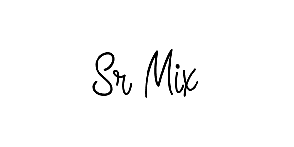 Make a beautiful signature design for name Sr Mix. With this signature (Angelique-Rose-font-FFP) style, you can create a handwritten signature for free. Sr Mix signature style 5 images and pictures png