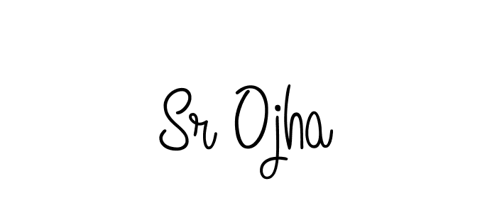 Also we have Sr Ojha name is the best signature style. Create professional handwritten signature collection using Angelique-Rose-font-FFP autograph style. Sr Ojha signature style 5 images and pictures png