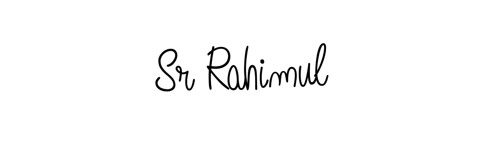 Also we have Sr Rahimul name is the best signature style. Create professional handwritten signature collection using Angelique-Rose-font-FFP autograph style. Sr Rahimul signature style 5 images and pictures png