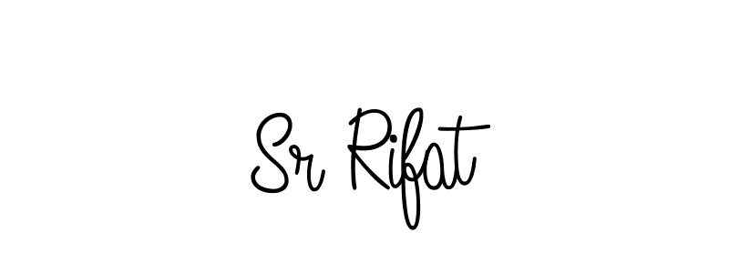 Angelique-Rose-font-FFP is a professional signature style that is perfect for those who want to add a touch of class to their signature. It is also a great choice for those who want to make their signature more unique. Get Sr Rifat name to fancy signature for free. Sr Rifat signature style 5 images and pictures png