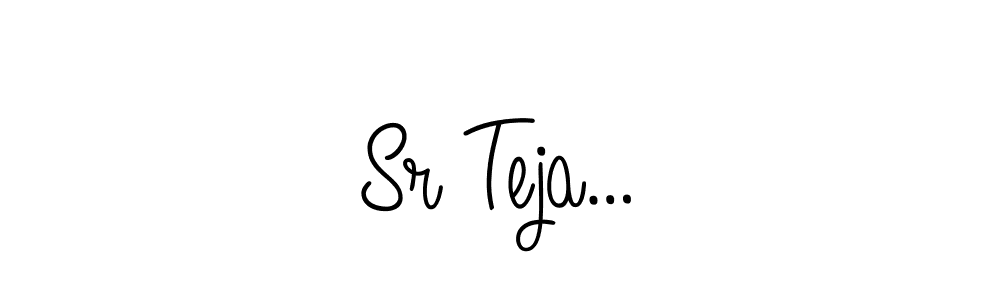 How to make Sr Teja… name signature. Use Angelique-Rose-font-FFP style for creating short signs online. This is the latest handwritten sign. Sr Teja… signature style 5 images and pictures png