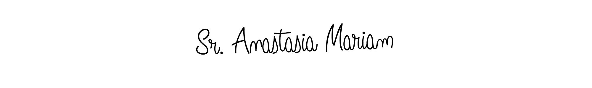 Best and Professional Signature Style for Sr. Anastasia Mariam. Angelique-Rose-font-FFP Best Signature Style Collection. Sr. Anastasia Mariam signature style 5 images and pictures png