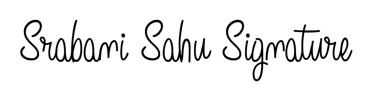 Explore multiple handwriting variations for Srabani Sahu Signature including this stunning Angelique-Rose-font-FFP design. Free to use across all platforms. Srabani Sahu Signature signature style 5 images and pictures png