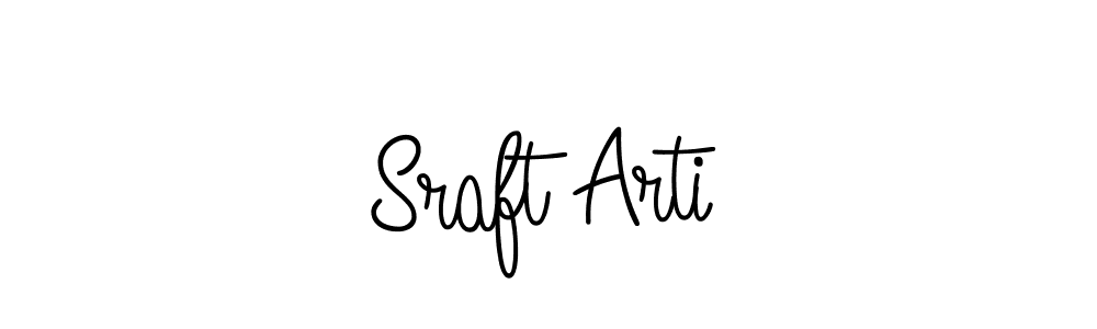 Make a beautiful signature design for name Sraft Arti. With this signature (Angelique-Rose-font-FFP) style, you can create a handwritten signature for free. Sraft Arti signature style 5 images and pictures png