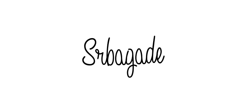Here are the top 10 professional signature styles for the name Srbagade. These are the best autograph styles you can use for your name. Srbagade signature style 5 images and pictures png