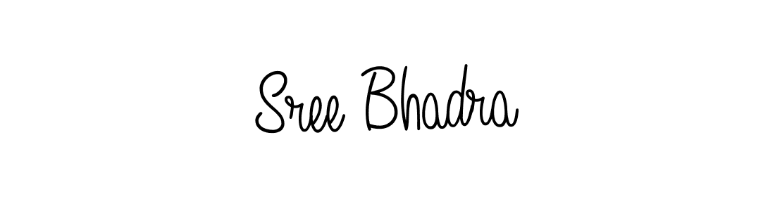 The best way (Angelique-Rose-font-FFP) to make a short signature is to pick only two or three words in your name. The name Sree Bhadra include a total of six letters. For converting this name. Sree Bhadra signature style 5 images and pictures png