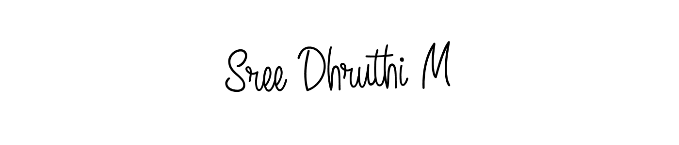 Best and Professional Signature Style for Sree Dhruthi M. Angelique-Rose-font-FFP Best Signature Style Collection. Sree Dhruthi M signature style 5 images and pictures png