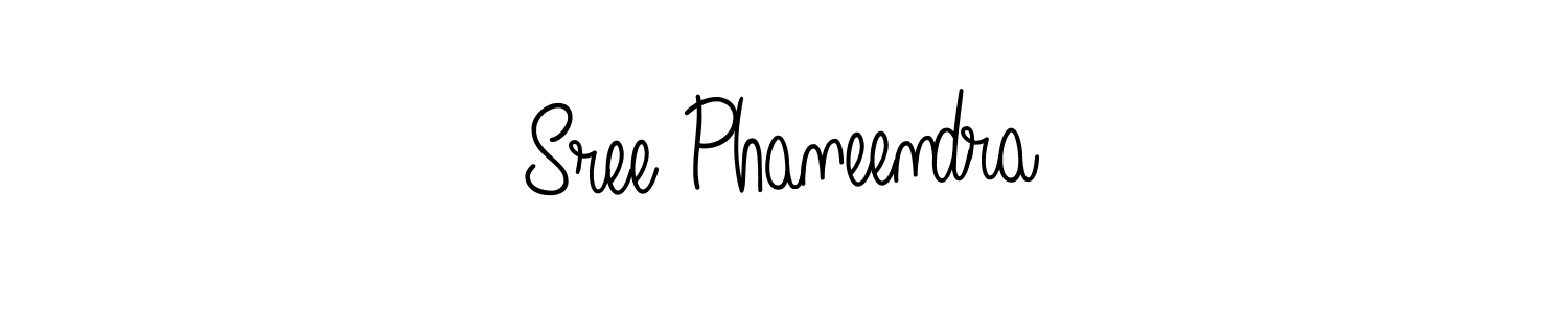 Also we have Sree Phaneendra name is the best signature style. Create professional handwritten signature collection using Angelique-Rose-font-FFP autograph style. Sree Phaneendra signature style 5 images and pictures png