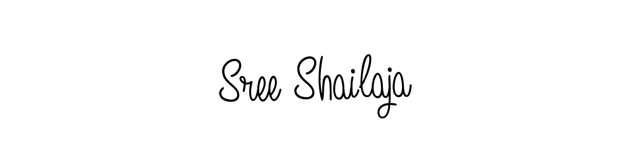 Sree Shailaja stylish signature style. Best Handwritten Sign (Angelique-Rose-font-FFP) for my name. Handwritten Signature Collection Ideas for my name Sree Shailaja. Sree Shailaja signature style 5 images and pictures png