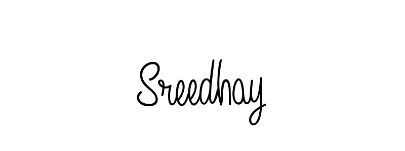 Create a beautiful signature design for name Sreedhay. With this signature (Angelique-Rose-font-FFP) fonts, you can make a handwritten signature for free. Sreedhay signature style 5 images and pictures png