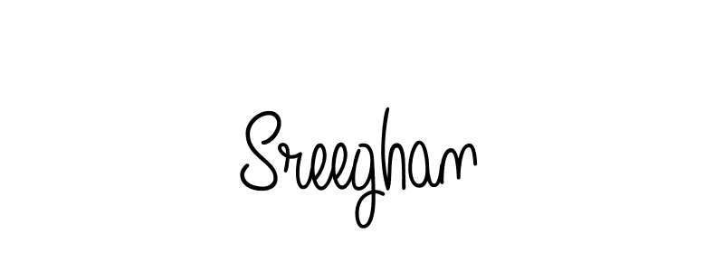 Create a beautiful signature design for name Sreeghan. With this signature (Angelique-Rose-font-FFP) fonts, you can make a handwritten signature for free. Sreeghan signature style 5 images and pictures png