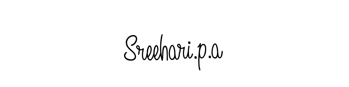 Create a beautiful signature design for name Sreehari.p.a. With this signature (Angelique-Rose-font-FFP) fonts, you can make a handwritten signature for free. Sreehari.p.a signature style 5 images and pictures png