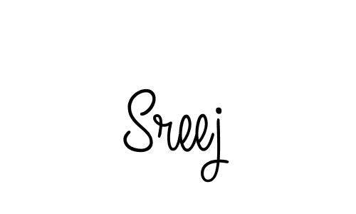 Also we have Sreej name is the best signature style. Create professional handwritten signature collection using Angelique-Rose-font-FFP autograph style. Sreej signature style 5 images and pictures png