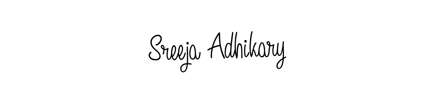 Check out images of Autograph of Sreeja Adhikary name. Actor Sreeja Adhikary Signature Style. Angelique-Rose-font-FFP is a professional sign style online. Sreeja Adhikary signature style 5 images and pictures png