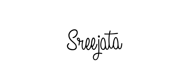 Sreejata stylish signature style. Best Handwritten Sign (Angelique-Rose-font-FFP) for my name. Handwritten Signature Collection Ideas for my name Sreejata. Sreejata signature style 5 images and pictures png