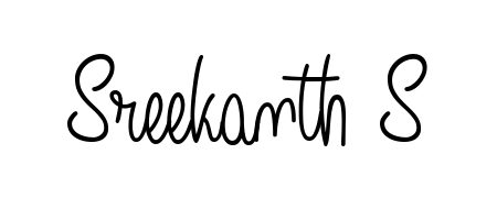 Make a short Sreekanth S signature style. Manage your documents anywhere anytime using Angelique-Rose-font-FFP. Create and add eSignatures, submit forms, share and send files easily. Sreekanth S signature style 5 images and pictures png