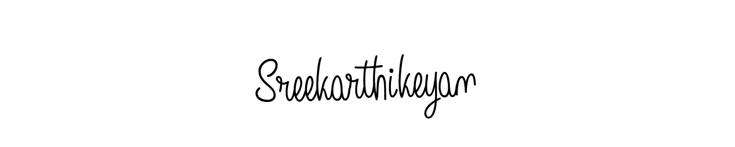 Angelique-Rose-font-FFP is a professional signature style that is perfect for those who want to add a touch of class to their signature. It is also a great choice for those who want to make their signature more unique. Get Sreekarthikeyan name to fancy signature for free. Sreekarthikeyan signature style 5 images and pictures png