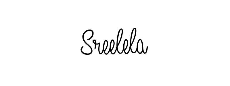 How to make Sreelela signature? Angelique-Rose-font-FFP is a professional autograph style. Create handwritten signature for Sreelela name. Sreelela signature style 5 images and pictures png