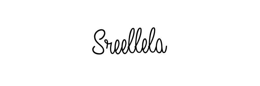 How to make Sreellela signature? Angelique-Rose-font-FFP is a professional autograph style. Create handwritten signature for Sreellela name. Sreellela signature style 5 images and pictures png