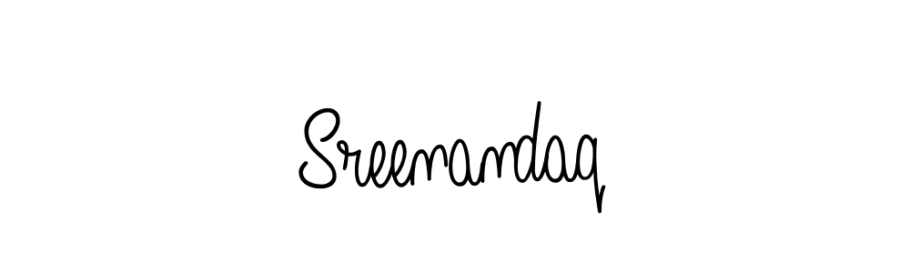 Sreenandaq stylish signature style. Best Handwritten Sign (Angelique-Rose-font-FFP) for my name. Handwritten Signature Collection Ideas for my name Sreenandaq. Sreenandaq signature style 5 images and pictures png