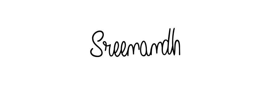 if you are searching for the best signature style for your name Sreenandh. so please give up your signature search. here we have designed multiple signature styles  using Angelique-Rose-font-FFP. Sreenandh signature style 5 images and pictures png