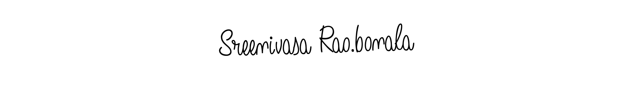 Design your own signature with our free online signature maker. With this signature software, you can create a handwritten (Angelique-Rose-font-FFP) signature for name Sreenivasa Rao.bonala. Sreenivasa Rao.bonala signature style 5 images and pictures png