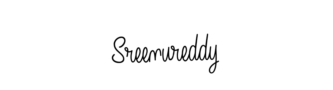 The best way (Angelique-Rose-font-FFP) to make a short signature is to pick only two or three words in your name. The name Sreenureddy include a total of six letters. For converting this name. Sreenureddy signature style 5 images and pictures png