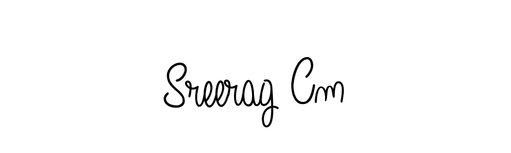 Create a beautiful signature design for name Sreerag Cm. With this signature (Angelique-Rose-font-FFP) fonts, you can make a handwritten signature for free. Sreerag Cm signature style 5 images and pictures png