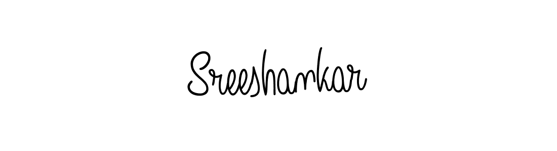 How to make Sreeshankar name signature. Use Angelique-Rose-font-FFP style for creating short signs online. This is the latest handwritten sign. Sreeshankar signature style 5 images and pictures png