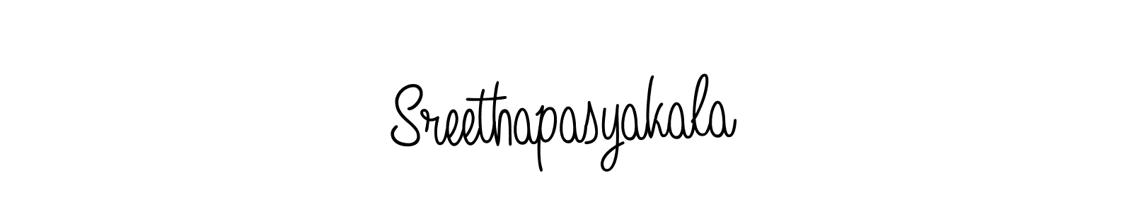 It looks lik you need a new signature style for name Sreethapasyakala. Design unique handwritten (Angelique-Rose-font-FFP) signature with our free signature maker in just a few clicks. Sreethapasyakala signature style 5 images and pictures png