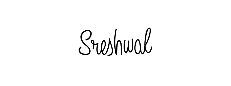 Angelique-Rose-font-FFP is a professional signature style that is perfect for those who want to add a touch of class to their signature. It is also a great choice for those who want to make their signature more unique. Get Sreshwal name to fancy signature for free. Sreshwal signature style 5 images and pictures png