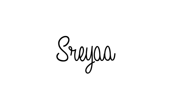 How to make Sreyaa signature? Angelique-Rose-font-FFP is a professional autograph style. Create handwritten signature for Sreyaa name. Sreyaa signature style 5 images and pictures png