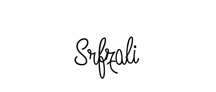 Srfzali stylish signature style. Best Handwritten Sign (Angelique-Rose-font-FFP) for my name. Handwritten Signature Collection Ideas for my name Srfzali. Srfzali signature style 5 images and pictures png