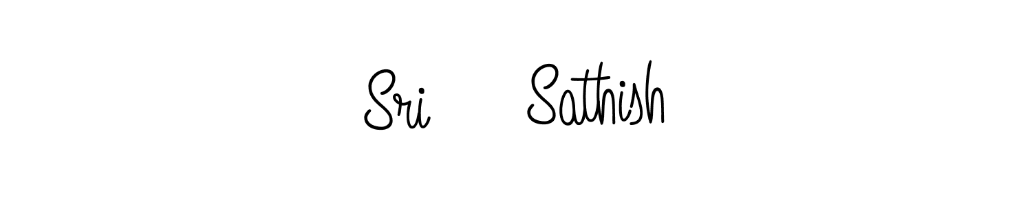 Sri     Sathish stylish signature style. Best Handwritten Sign (Angelique-Rose-font-FFP) for my name. Handwritten Signature Collection Ideas for my name Sri     Sathish. Sri     Sathish signature style 5 images and pictures png