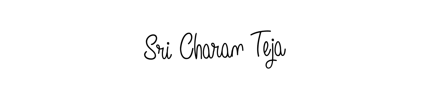 How to Draw Sri Charan Teja signature style? Angelique-Rose-font-FFP is a latest design signature styles for name Sri Charan Teja. Sri Charan Teja signature style 5 images and pictures png