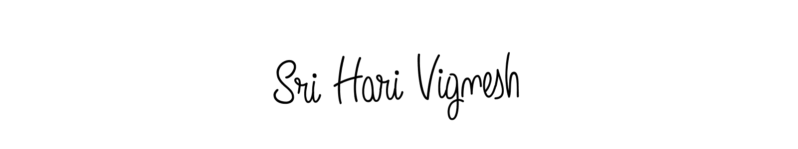 Angelique-Rose-font-FFP is a professional signature style that is perfect for those who want to add a touch of class to their signature. It is also a great choice for those who want to make their signature more unique. Get Sri Hari Vignesh name to fancy signature for free. Sri Hari Vignesh signature style 5 images and pictures png