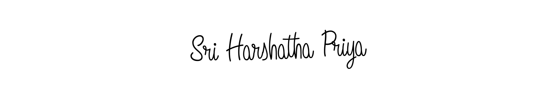 It looks lik you need a new signature style for name Sri Harshatha Priya. Design unique handwritten (Angelique-Rose-font-FFP) signature with our free signature maker in just a few clicks. Sri Harshatha Priya signature style 5 images and pictures png