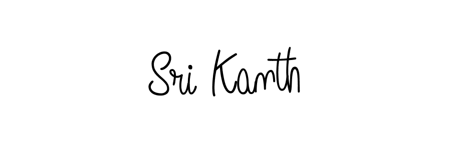 You should practise on your own different ways (Angelique-Rose-font-FFP) to write your name (Sri Kanth) in signature. don't let someone else do it for you. Sri Kanth signature style 5 images and pictures png