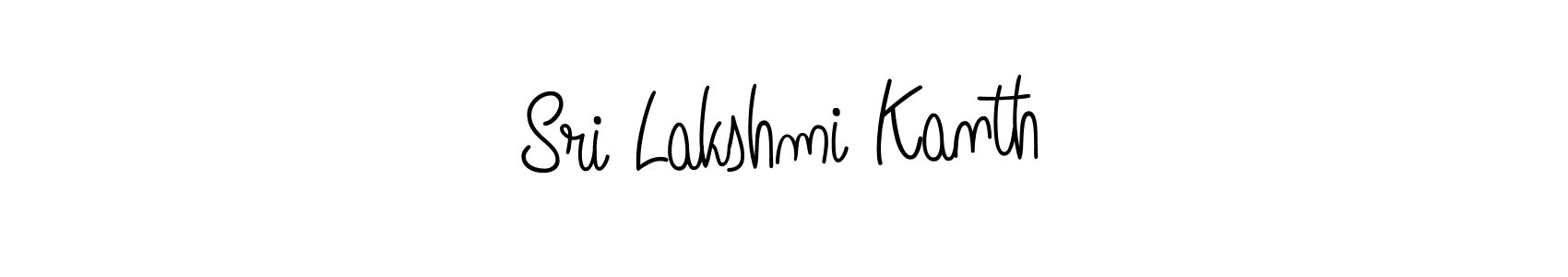 Angelique-Rose-font-FFP is a professional signature style that is perfect for those who want to add a touch of class to their signature. It is also a great choice for those who want to make their signature more unique. Get Sri Lakshmi Kanth name to fancy signature for free. Sri Lakshmi Kanth signature style 5 images and pictures png