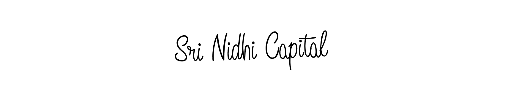 This is the best signature style for the Sri Nidhi Capital name. Also you like these signature font (Angelique-Rose-font-FFP). Mix name signature. Sri Nidhi Capital signature style 5 images and pictures png