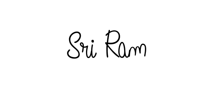 How to make Sri Ram name signature. Use Angelique-Rose-font-FFP style for creating short signs online. This is the latest handwritten sign. Sri Ram signature style 5 images and pictures png