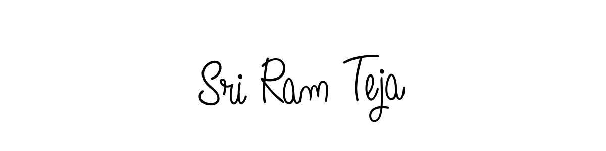 How to make Sri Ram Teja signature? Angelique-Rose-font-FFP is a professional autograph style. Create handwritten signature for Sri Ram Teja name. Sri Ram Teja signature style 5 images and pictures png